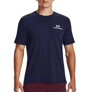 Under Armour Rush Energy Short Sleeve Shirt Men's Size 4XL Navy Blue